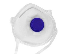 Medical respiratory mask with valve